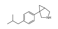 1-[4-(2-methylpropyl)phenyl]-3-azabicyclo[3.1.0]hexane结构式