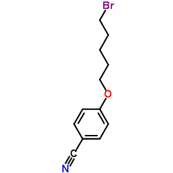 4-[(5-Bromopentyl)oxy]benzonitrile Structure