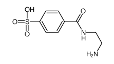 4-(2-aminoethylcarbamoyl)benzenesulfonic acid Structure