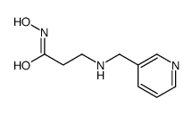 N-hydroxy-3-(pyridin-3-ylmethylamino)propanamide Structure