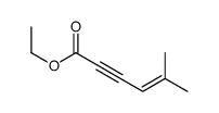 ethyl 5-methylhex-4-en-2-ynoate Structure