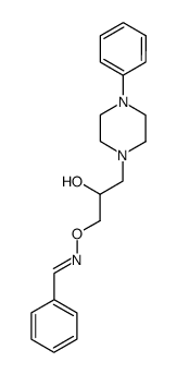 benzaldehyde O-[2-hydroxy-3-(4-phenyl-piperazin-1-yl)-propyl]-oxime Structure