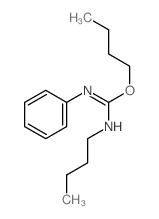 butyl N'-butyl-N-phenylcarbamimidate Structure