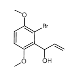 1-(2-bromo-3,6-dimethoxyphenyl)prop-2-en-1-ol结构式