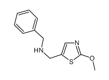 Benzyl-(2-methoxy-thiazol-5-ylmethyl)-amine结构式