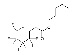 pentyl 4,4,5,5,6,6,7,7,7-nonafluoroheptanoate Structure