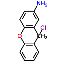 4-(2-Chlorophenoxy)-3-methylaniline Structure