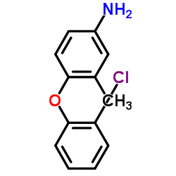 4-(2-Chlorophenoxy)-3-methylaniline结构式