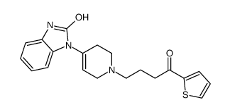3-[1-(4-oxo-4-thiophen-2-ylbutyl)-3,6-dihydro-2H-pyridin-4-yl]-1H-benzimidazol-2-one结构式