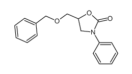 5-[(benzyloxy)methyl]-3-phenyl-1,3-oxazolidin-2-one Structure