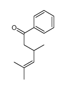 3,5-dimethyl-1-phenylhex-4-en-1-one Structure