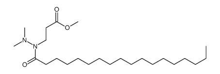 methyl 3-[dimethylamino(octadecanoyl)amino]propanoate Structure