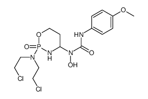 1-[2-[bis(2-chloroethyl)amino]-2-oxo-1,3,2λ5-oxazaphosphinan-4-yl]-1-hydroxy-3-(4-methoxyphenyl)urea Structure