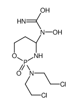 1-[(2R,4R)-2-[bis(2-chloroethyl)amino]-2-oxo-1,3,2λ5-oxazaphosphinan-4-yl]-1-hydroxyurea Structure