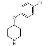 4-4-氯苯氧基哌啶结构式