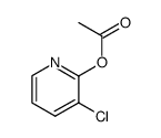 acetic acid-(3-chloro-[2]pyridyl ester)结构式