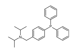 N-[(4-diphenylphosphanylphenyl)methyl]-N-propan-2-ylpropan-2-amine结构式