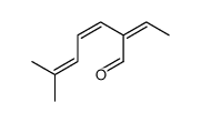 2-ethylidene-6-methylhepta-3,5-dienal结构式