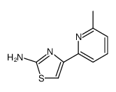 4-(6-METHYLPYRIDIN-2-YL)THIAZOL-2-AMINE结构式