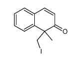 2-Oxo-1-methyl-1-jodmethyl-1.2-dihydro-naphthalin Structure