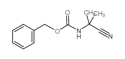 (1-氰基-1-甲基乙基)氨基甲酸苄酯结构式