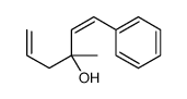 3-methyl-1-phenylhexa-1,5-dien-3-ol Structure