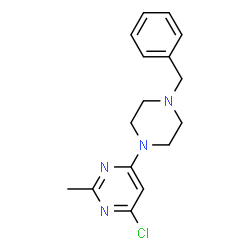 4-(4-benzylpiperazino)-6-chloro-2-methylpyrimidine picture