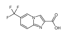 6-(三氟甲基)咪唑并[1,2-a]吡啶-2-羧酸结构式