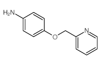 4-(吡啶-2-基甲氧基)苯胺结构式