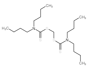 4,4'-Methylene bis(dibutyldithiocarbamate) structure