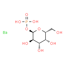 alpha-D-galactose-1-phosphate barium salt Structure