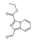 Ethyl 1-formylimidazo[1,5-a]pyridine-3-carboxylate Structure