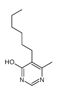 5-hexyl-6-methyl-1H-pyrimidin-4-one结构式