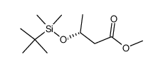 methyl (R)-(-)-3-(tert-butyldimethylsilyloxy)butyrate结构式