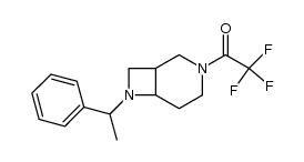3-trifluoroacetyl-7-(1-phenylethyl)-3,7-diazabicyclo[4.2.0]octane Structure