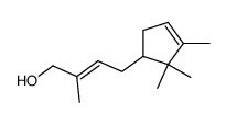 2-methyl-4-(2,2,3-trimethyl-cyclopent-3-en-1-yl)-but-2-en-1-ol Structure