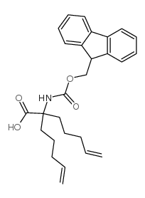 2-[[(9H-Fluoren-9-ylmethoxy)carbonyl]amino]-2-(4-penten-1-yl)-6-heptenoic acid Structure