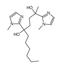 2,5-bis(1-methylimidazol-2-yl)undecane-2,5-diol Structure