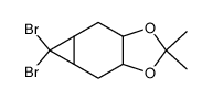 8,8-Dibrom-3,3-dimethyl-2,4-dioxatricyclo<5.3.0.07,9>decan Structure