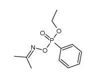 O-isopropylidenamino-P-phenyl-phosphonic acid ethyl ester Structure
