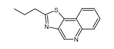 2-丙基噻唑并[4,5-c]喹啉结构式