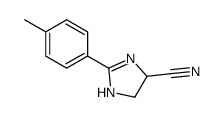 2-(4-methylphenyl)-4,5-dihydro-1H-imidazole-5-carbonitrile Structure