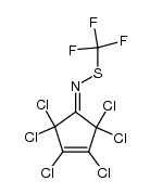 hexachloro-3-cyclopentenylidenaminotrifluormethylsulfide Structure