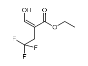 ethyl 4,4,4-trifluoro-2-(hydroxymethylene)butanoate Structure