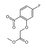 methyl 2-(5-fluoro-2-nitrophenoxy)acetate结构式