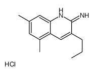 2-Amino-5,7-dimethyl-3-propylquinoline hydrochloride structure