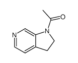 1H-Pyrrolo[2,3-c]pyridine, 1-acetyl-2,3-dihydro- (9CI) structure