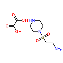 2-(1-Piperazinylsulfonyl)ethanamine ethanedioate (1:1)结构式