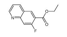 ethyl 7-fluoroquinoline-6-carboxylate结构式