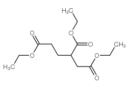 Diethyl 3-(ethoxycarbonyl)hexanediate structure